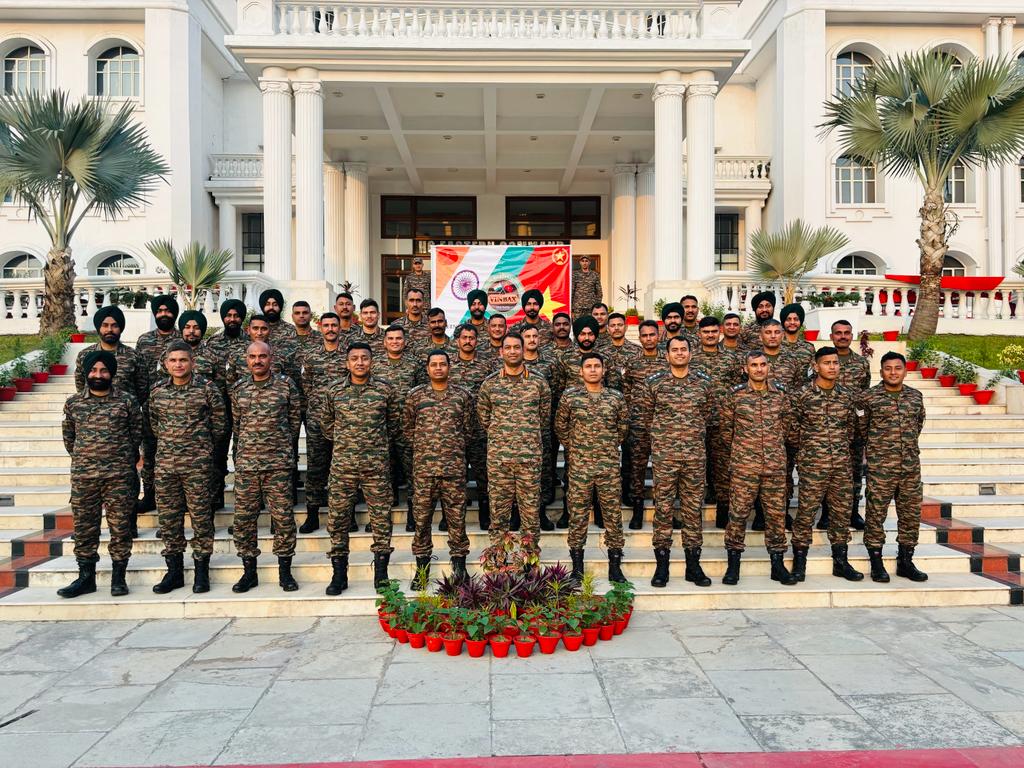 Indian Armed Forces Contingent Arrives In Hanoi For Joint Military Exercise "VINBAX-2023" - - Vimarsana News