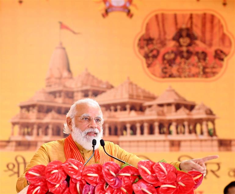 New Home For Lord Ram: PM Modi Leads Rituals At Grand Ayodhya Temple - - Vimarsana News