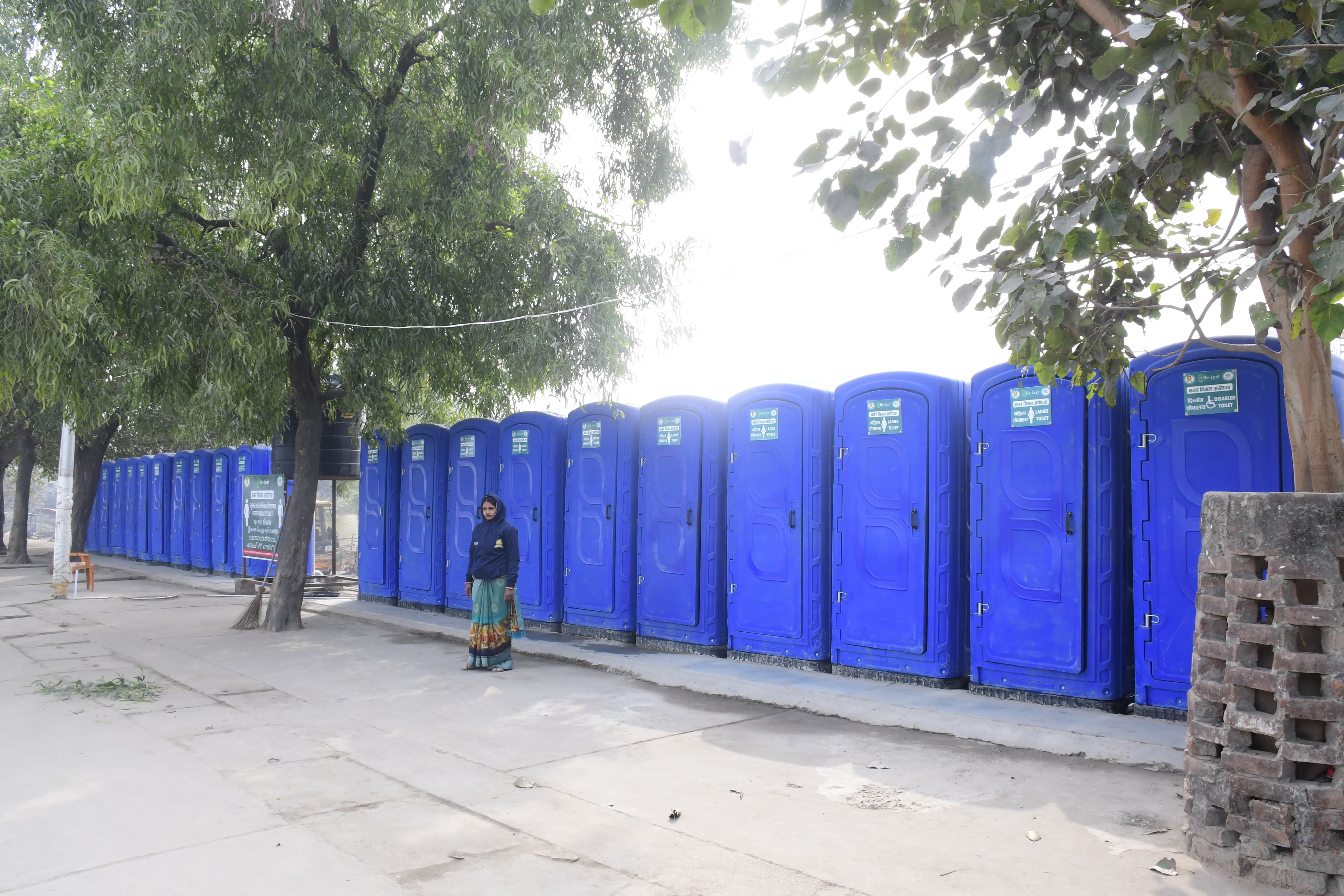 UP Govt Installs 'Bio-Toilets' Along Saryu Ghats For Devotees' Convenience & Cleanliness - - Vimarsana News